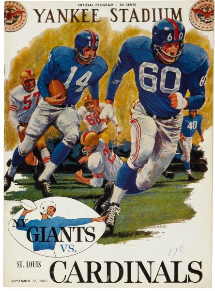 1961 New York Giants FB